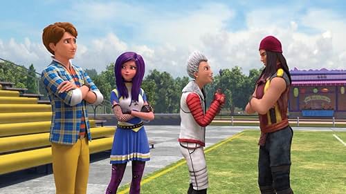 Booboo Stewart, Cameron Boyce, Dove Cameron, and Mitchell Hope in Descendants: Wicked World (2015)