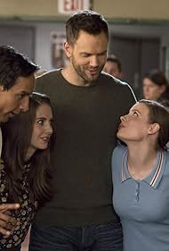 Ken Jeong, Joel McHale, Alison Brie, Gillian Jacobs, and Danny Pudi in Community: The Movie