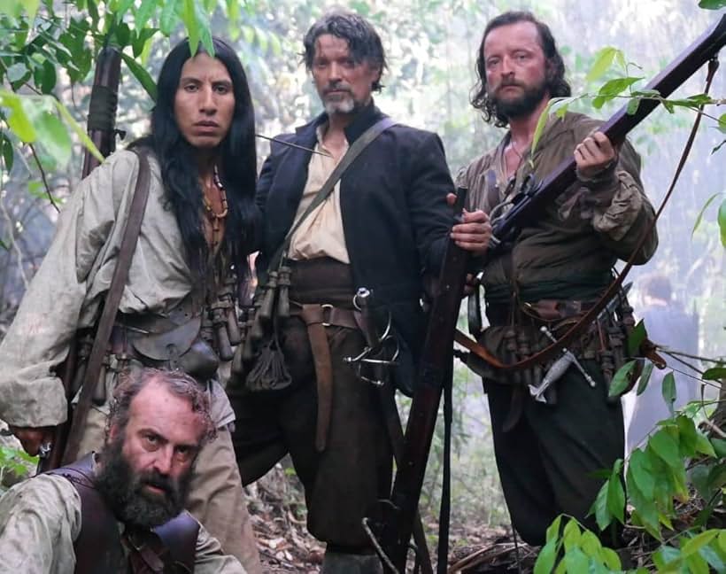 Edu Martín, Ivan Pinacue, Camilo Jimenez Varon, and Fernando Campo in Thousand Fangs (2021)