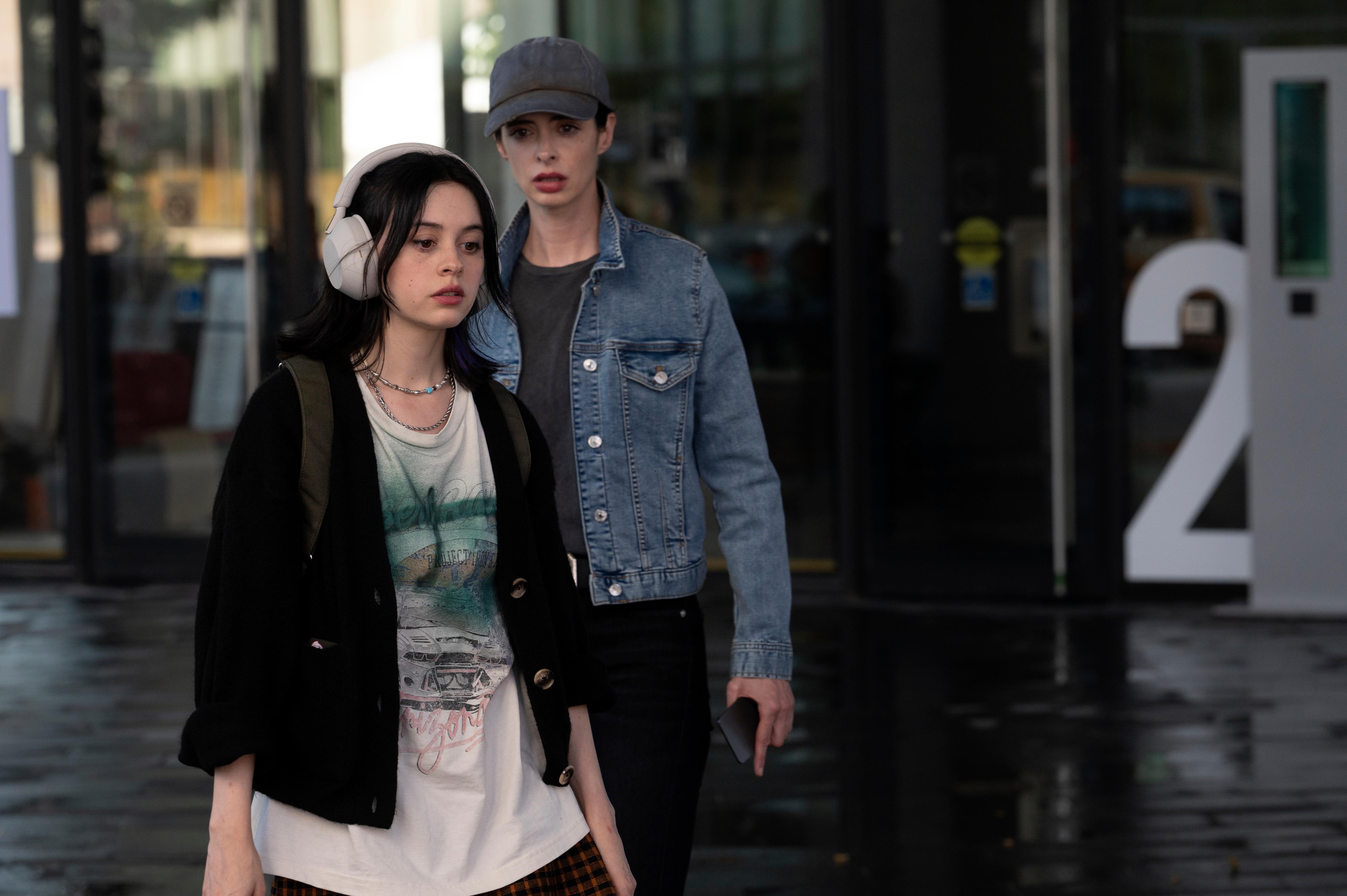 Krysten Ritter and Amanda Fix in Orphan Black: Echoes (2023)