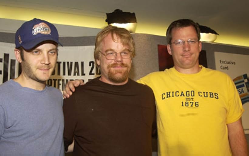 Philip Seymour Hoffman, Gordy Hoffman, and Todd Louiso at an event for Love Liza (2002)