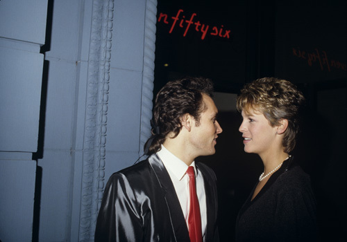 Jamie Lee Curtis and Adam Ant