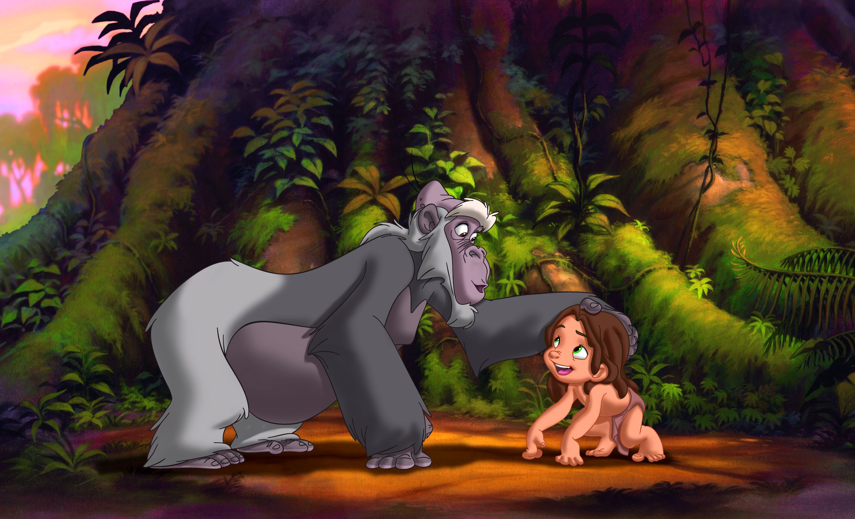 George Carlin and Harrison Chad in Tarzan 2: The Legend Begins (2005)