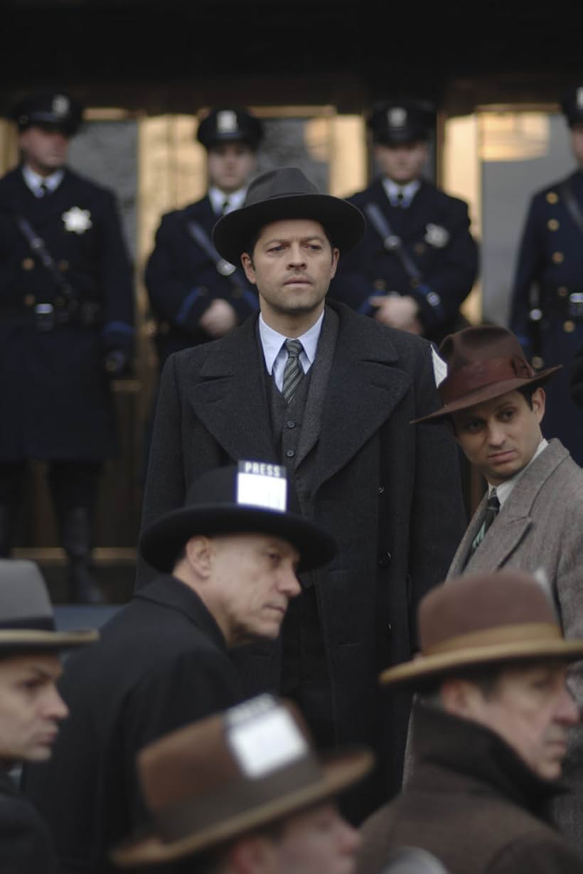 Misha Collins and Brandyn Eddy in Timeless (2016)