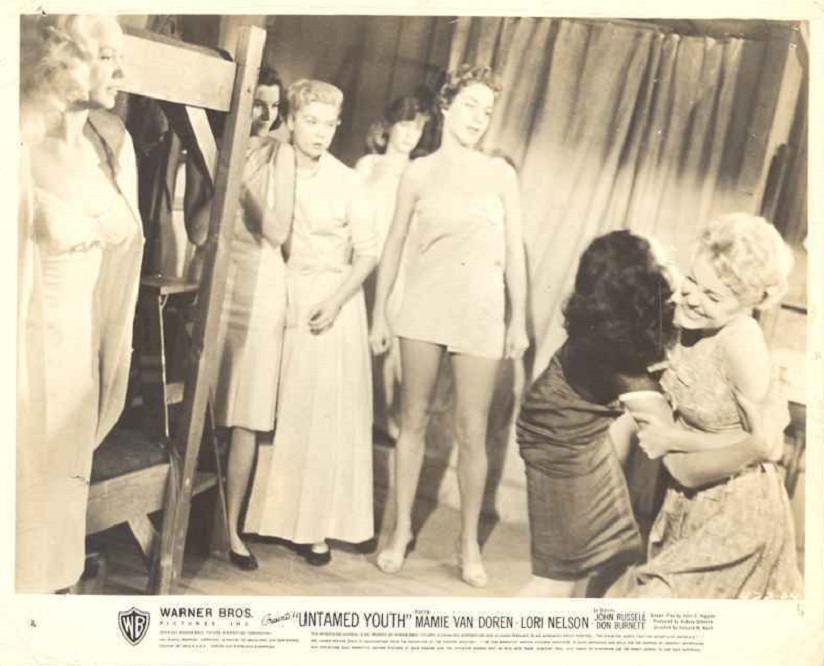 Jeanne Carmen, Yvonne Lime, Lori Nelson, and Mamie Van Doren in Untamed Youth (1957)