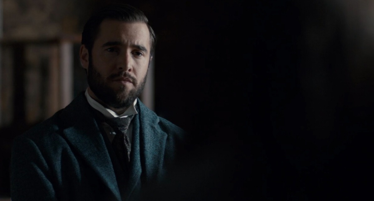 Josh Bowman in Escaping the Madhouse: The Nellie Bly Story (2019)