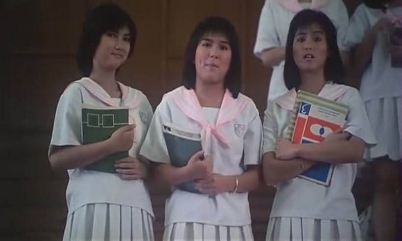 Charine Chan, Sabrina Ho, and Wing-Han Lam in Happy Ghost III (1986)