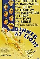 John Barrymore, Lionel Barrymore, Wallace Beery, Billie Burke, Jean Harlow, Marie Dressler, Edmund Lowe, and Lee Tracy in Dinner at Eight (1933)