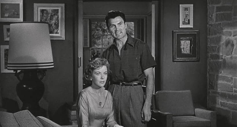 Jack Palance and Ida Lupino in The Big Knife (1955)