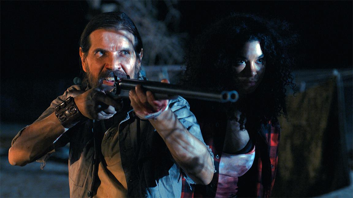 Kaikane and London May in Night of the Bastard (2022)