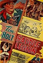 Tim Holt, Richard Martin, and Movita in Saddle Legion (1951)