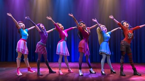 China Anne McClain, Jennifer Veal, Dianne Doan, Dove Cameron, Sarah Jeffery, and Sofia Carson in Descendants: Wicked World (2015)