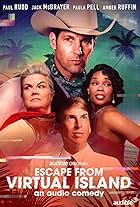 Paul Rudd, Paula Pell, Jack McBrayer, and Amber Ruffin in Escape from Virtual Island (2020)