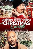 Rainbow Sun Francks and Laura Vandervoort in A Christmas Exchange (2020)