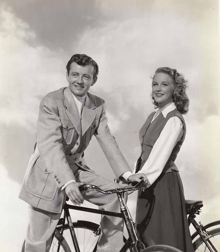 Dorothy Patrick and Robert Walker in Till the Clouds Roll By (1946)