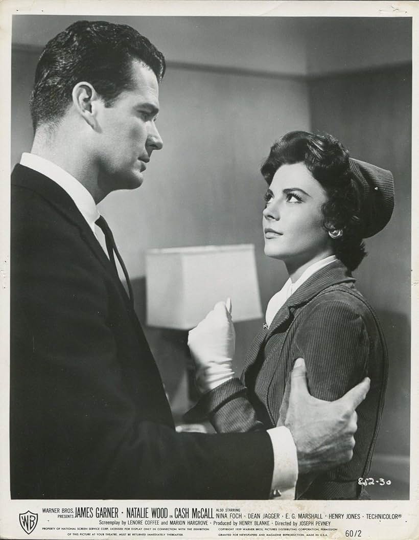 Natalie Wood and James Garner in Cash McCall (1960)