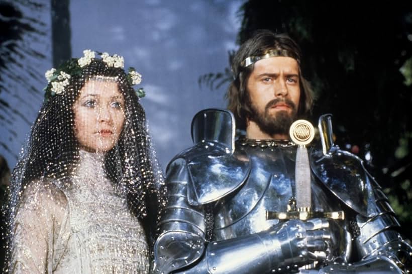 Cherie Lunghi and Nigel Terry in Excalibur (1981)