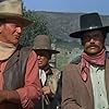 John Wayne, Bruce Cabot, and Patrick Wayne in Big Jake (1971)