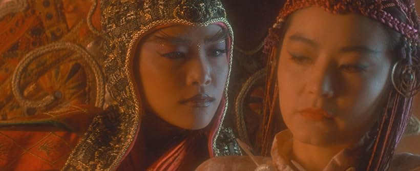 Brigitte Lin and Elaine Lui in The Bride with White Hair (1993)