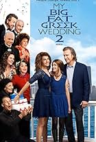 Joey Fatone, Gia Carides, Michael Constantine, John Corbett, Lainie Kazan, Andrea Martin, Nia Vardalos, and Elena Kampouris in My Big Fat Greek Wedding 2 (2016)