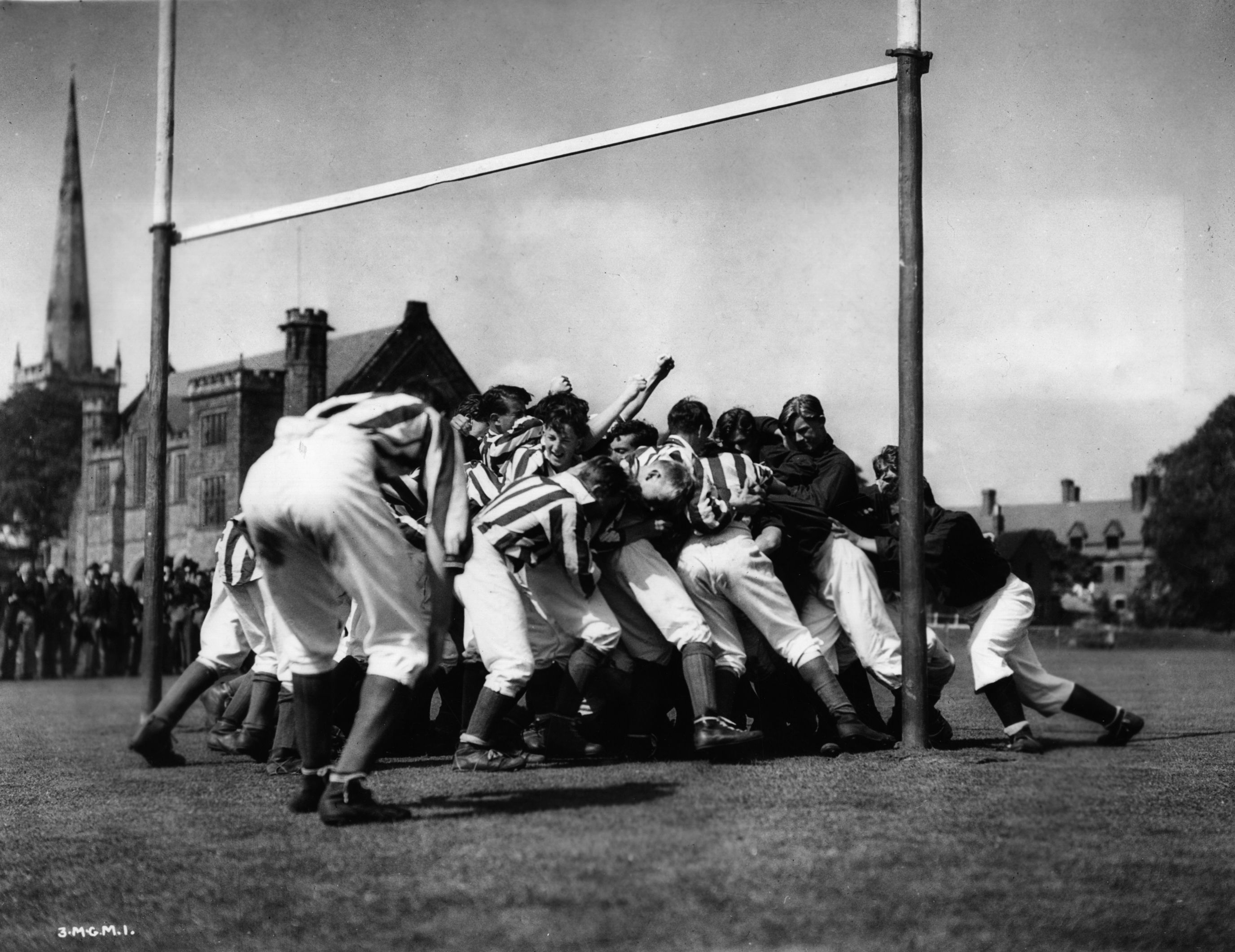 Leonard Boucher, Henry Caine, Leo de Pokorny, Cyril Frankel, Dane Gordon, Simon Lack, Patrick Ludlow, and Caven Watson in Goodbye, Mr. Chips (1939)