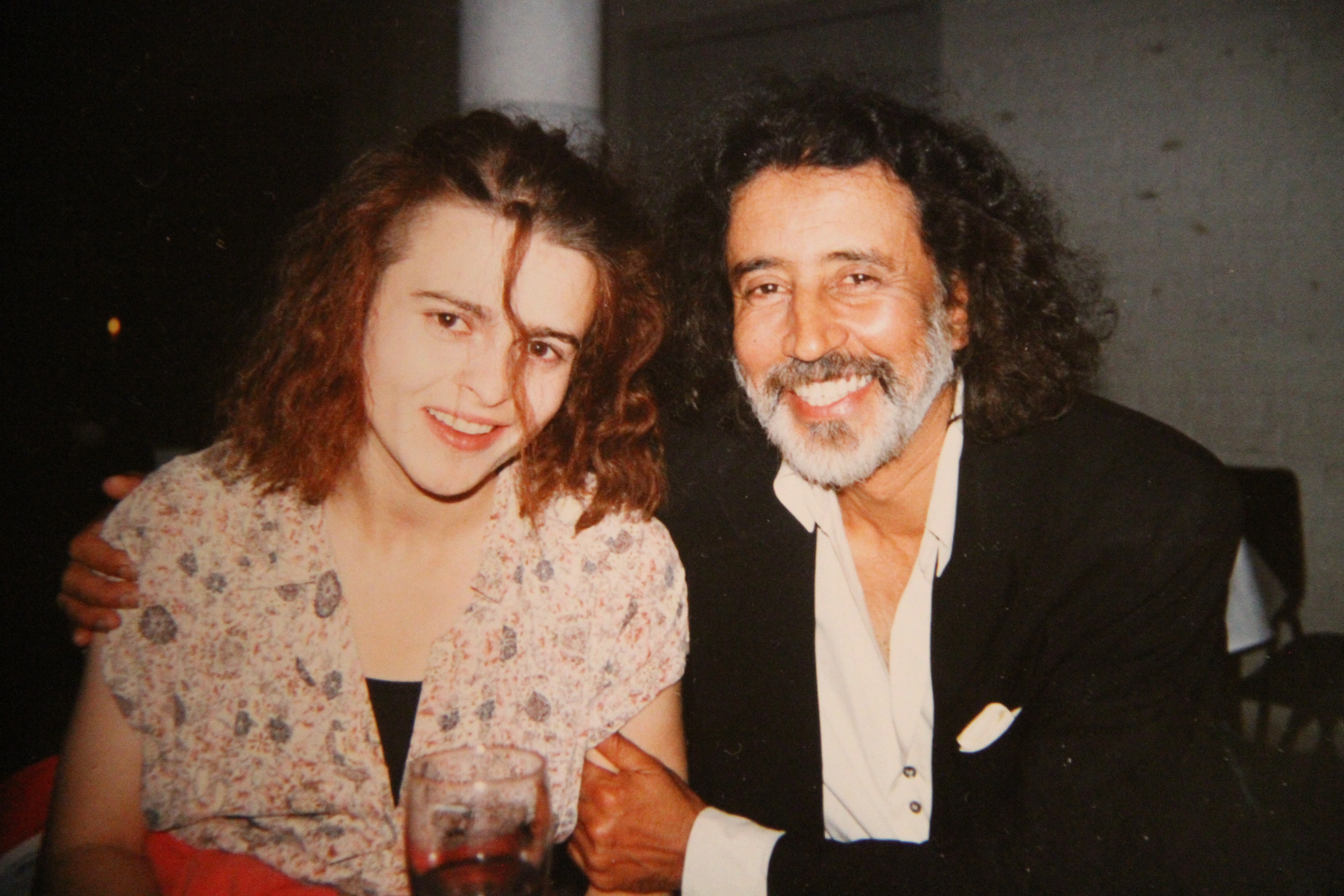 Vic Sarin with Helena Bonham Carter. "Margaret's Museum" (1995).