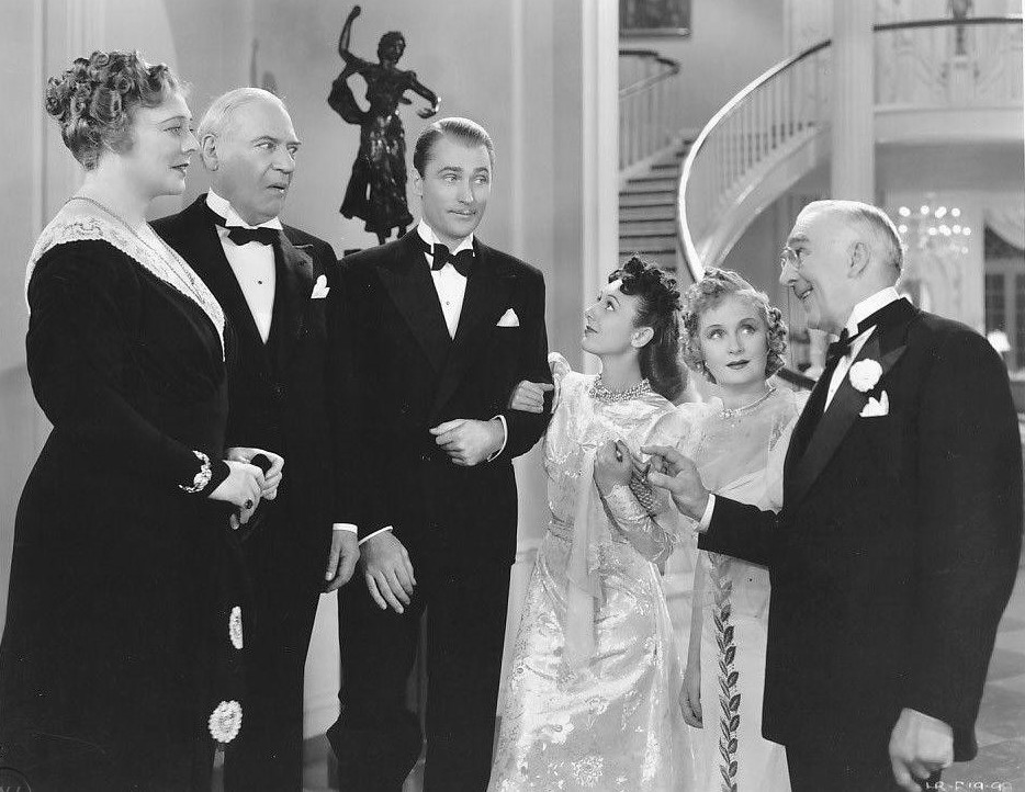 Brian Aherne, Billie Burke, Ann Dvorak, Paul Everton, Clarence Kolb, and Marjorie Rambeau in Merrily We Live (1938)