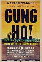 Randolph Scott, Noah Beery Jr., Alan Curtis, Sam Levene, and J. Carrol Naish in 'Gung Ho!': The Story of Carlson's Makin Island Raiders (1943)