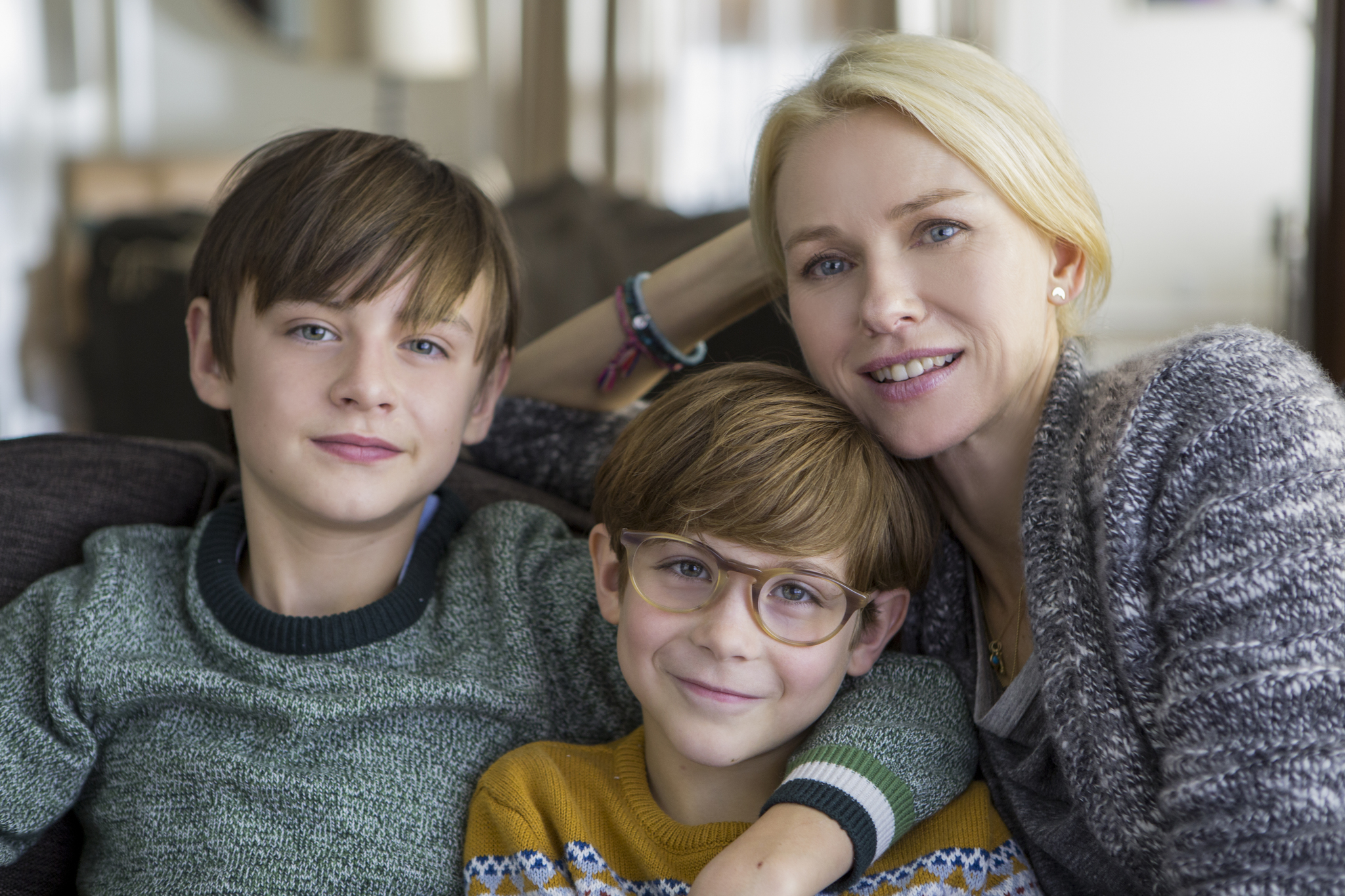 Naomi Watts, Jacob Tremblay, and Jaeden Martell in The Book of Henry (2017)