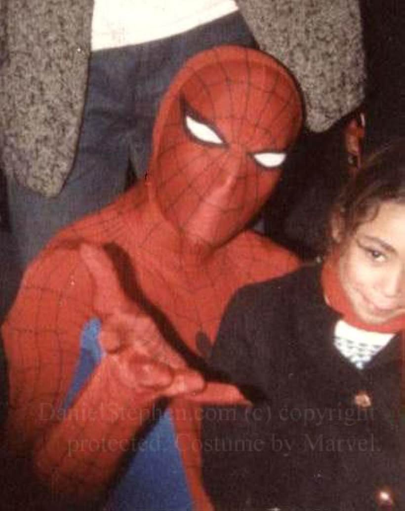 Dan as Spiderman in Paris