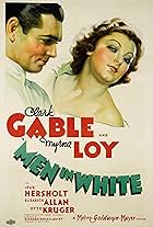 Clark Gable and Myrna Loy in Men in White (1934)