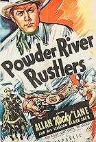 Allan Lane and Black Jack in Powder River Rustlers (1949)