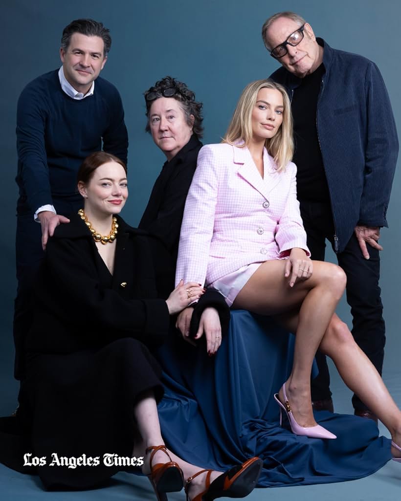 Charles Roven, Christine Vachon, Emma Stone, Ben LeClair, and Margot Robbie