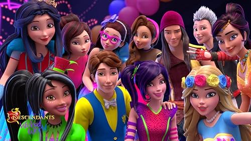 Booboo Stewart, China Anne McClain, Ursula Taherian, Cameron Boyce, Jennifer Veal, Dianne Doan, Mitchell Hope, Sarah Jeffery, Sofia Carson, and Brenna D'Amico in Descendants: Wicked World (2015)