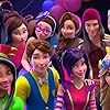 Booboo Stewart, China Anne McClain, Ursula Taherian, Cameron Boyce, Jennifer Veal, Dianne Doan, Mitchell Hope, Sarah Jeffery, Sofia Carson, and Brenna D'Amico in Descendants: Wicked World (2015)