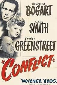 Humphrey Bogart, Sydney Greenstreet, and Alexis Smith in Conflict (1945)