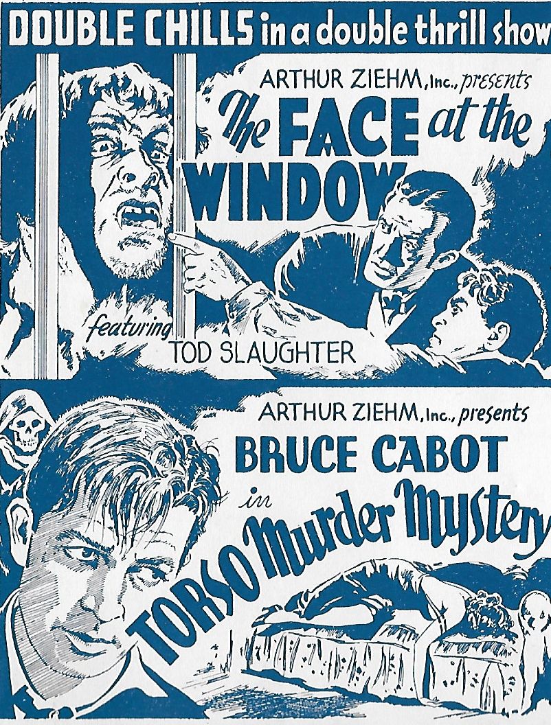 Tod Slaughter, Marjorie Taylor, and Harry Terry in The Face at the Window (1939)