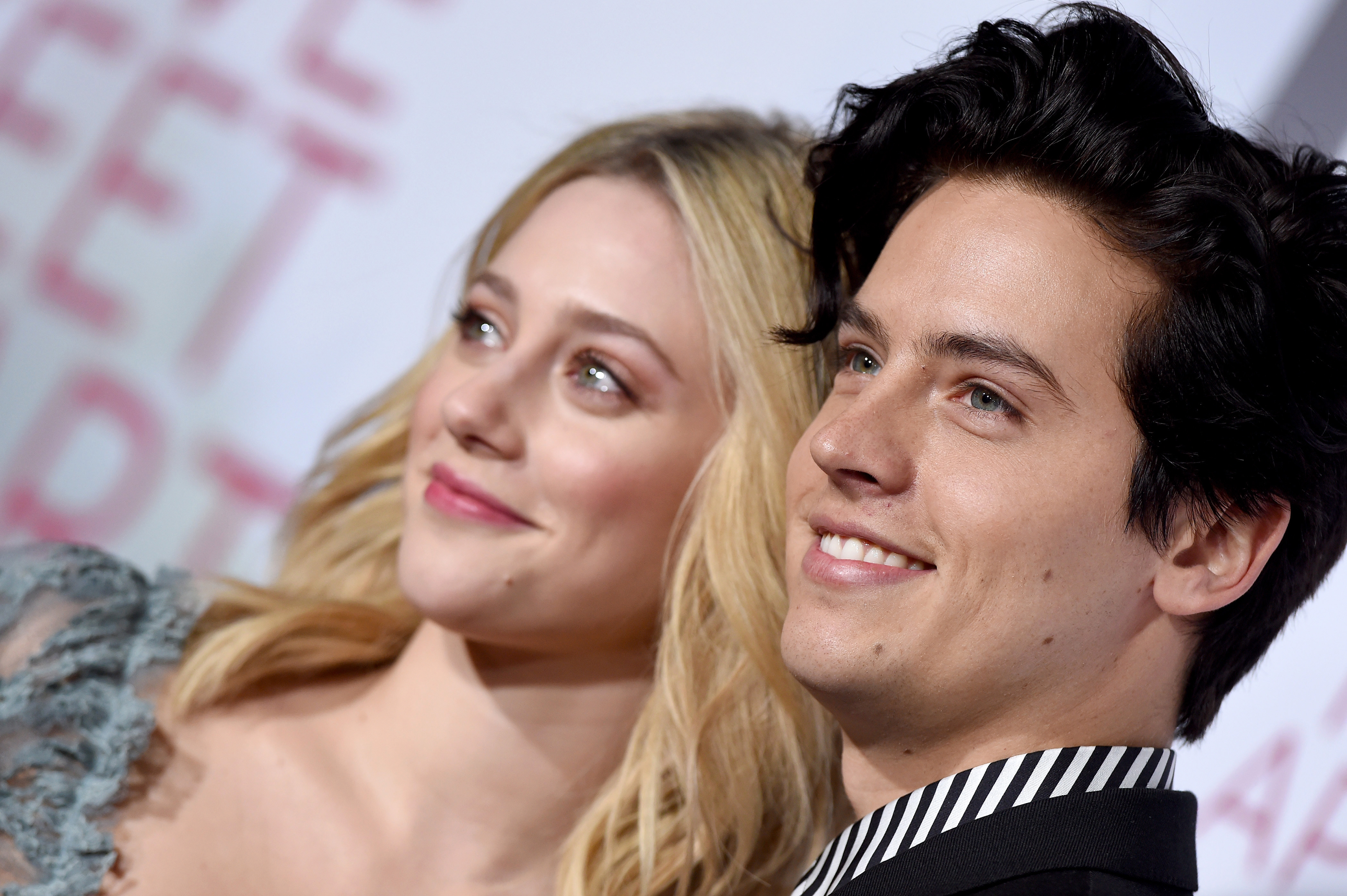 Cole Sprouse and Lili Reinhart at an event for Five Feet Apart (2019)