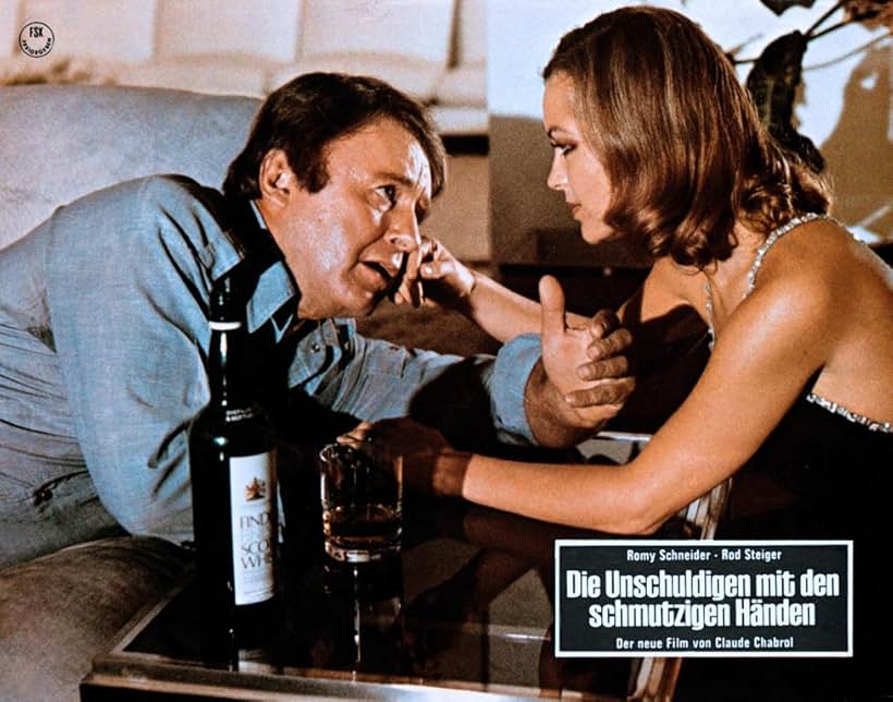 Rod Steiger and Romy Schneider in Dirty Hands (1975)