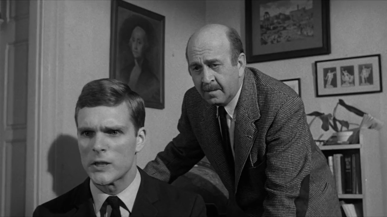 Keir Dullea and Howard Da Silva in David and Lisa (1962)