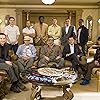 Brad Pitt, George Clooney, Don Cheadle, Matt Damon, Casey Affleck, Elliott Gould, Scott Caan, Bernie Mac, Carl Reiner, Eddie Jemison, and Shaobo Qin in Ocean's Thirteen (2007)