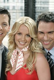 Sean Hayes, Eric McCormack, and Britney Spears in Will & Grace (1998)