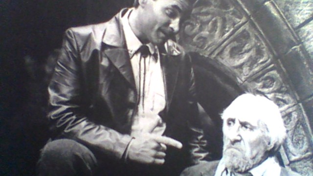 Judd Hirsch as Nat Moyer and Richard Council as The Cowboy in I'm Not Rappaport at the Booth Theatre 1986