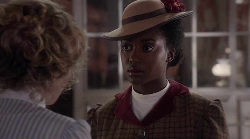 Helene Joy and Mouna Traoré in Murdoch Mysteries (2008)