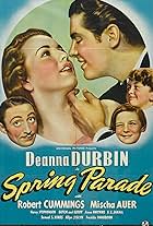 Deanna Durbin, Mischa Auer, Kenneth Brown, Robert Cummings, and Billy Lenhart in Spring Parade (1940)