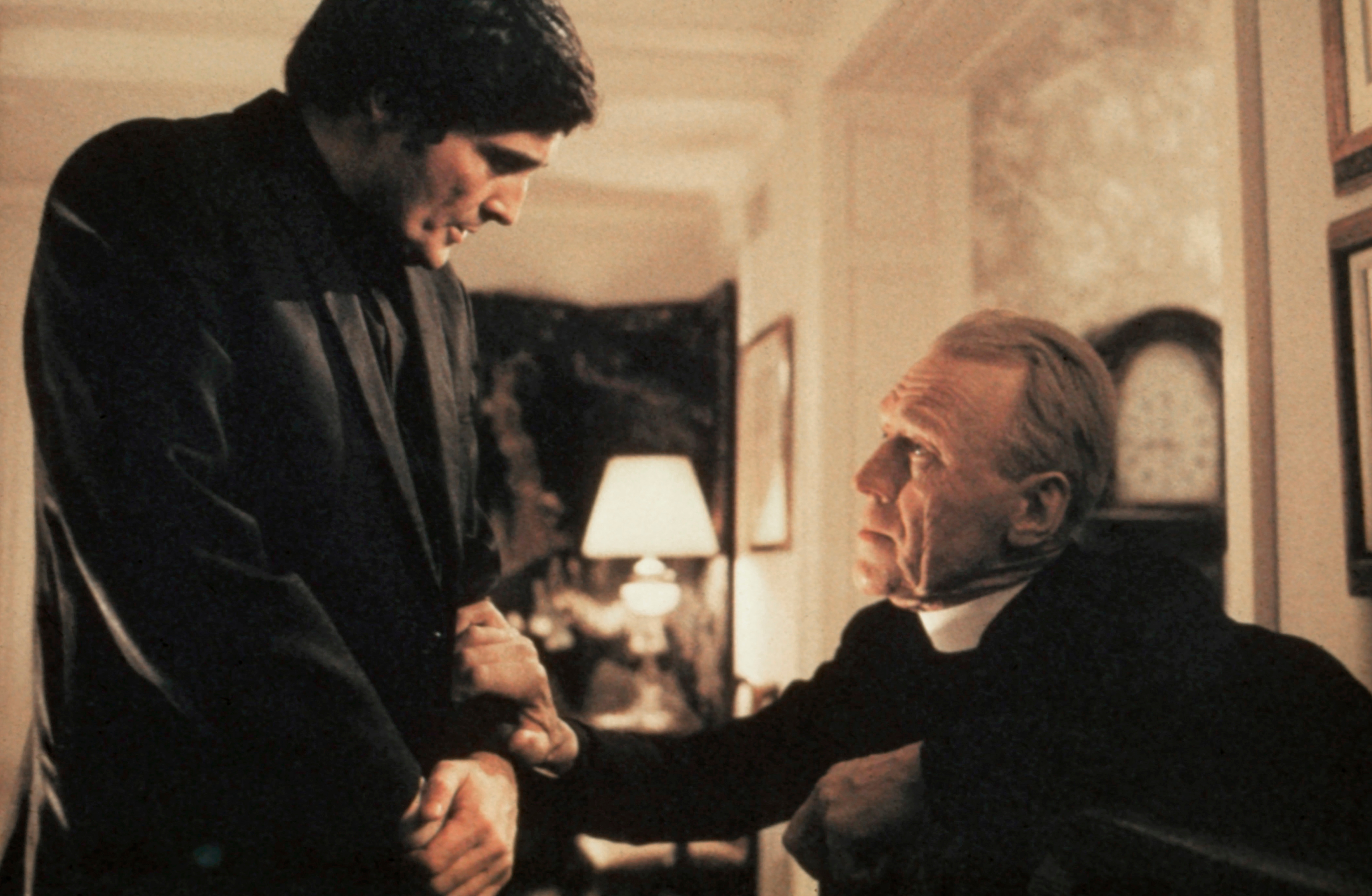 Max von Sydow and Jason Miller in The Exorcist (1973)