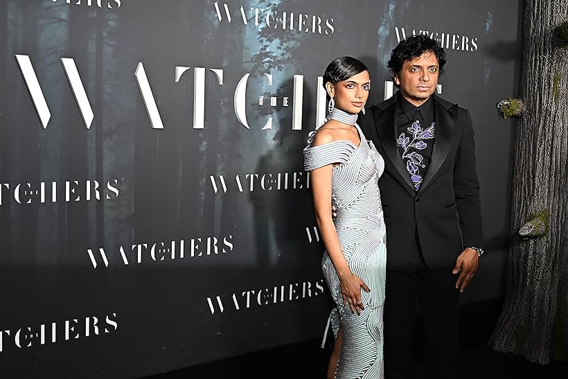 M. Night Shyamalan and Ishana Shyamalan at an event for The Watchers (2024)