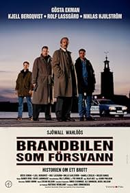 Kjell Bergqvist, Gösta Ekman, Niklas Hjulström, and Rolf Lassgård in Brandbilen som försvann (1993)