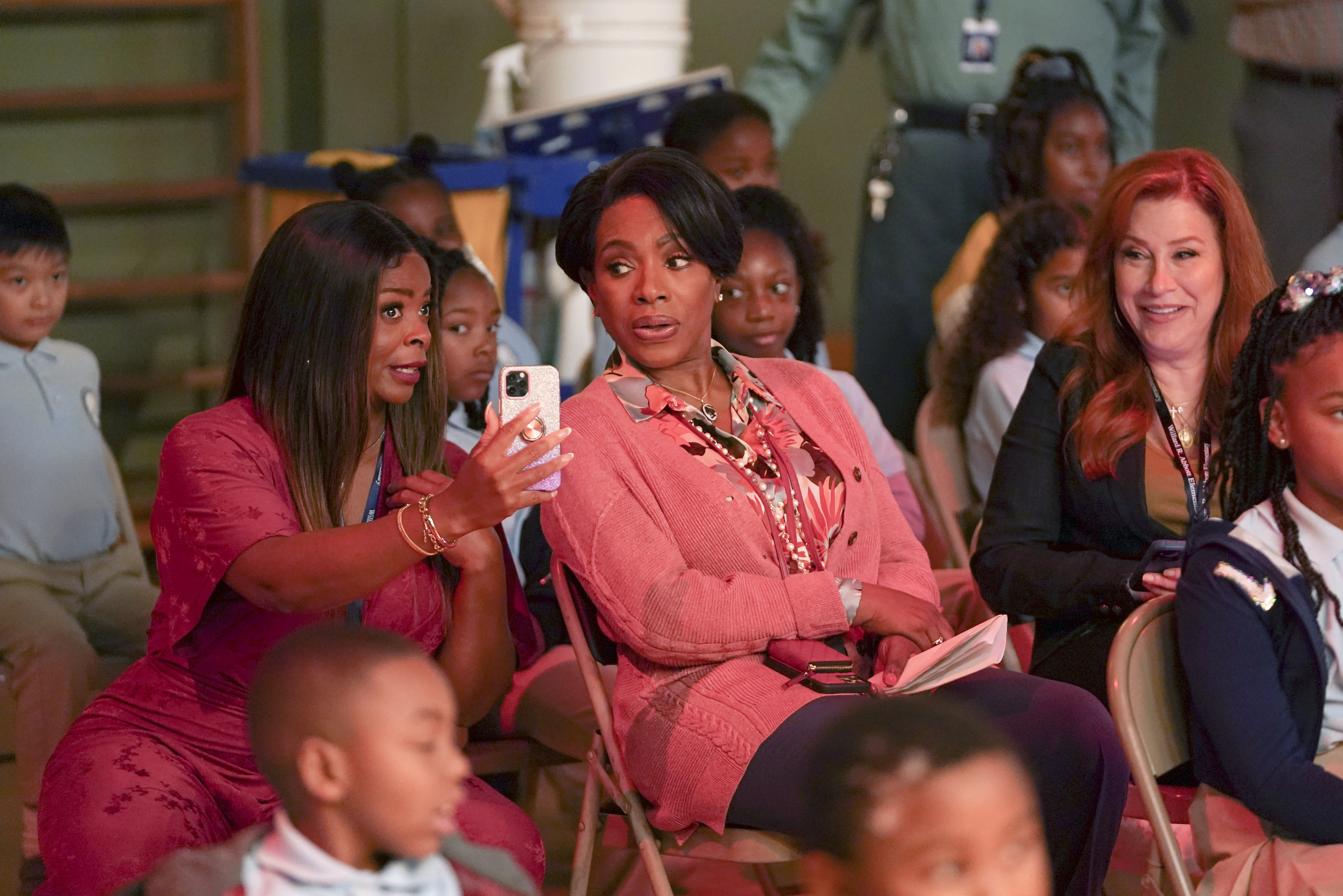 Sheryl Lee Ralph, Lisa Ann Walter, and Janelle James in Abbott Elementary (2021)