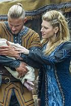 Katheryn Winnick and Alexander Ludwig in Vikings (2013)